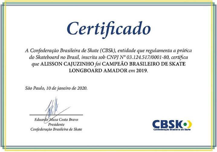 certificado-de-campeao-alisson-silva-enoselongboard